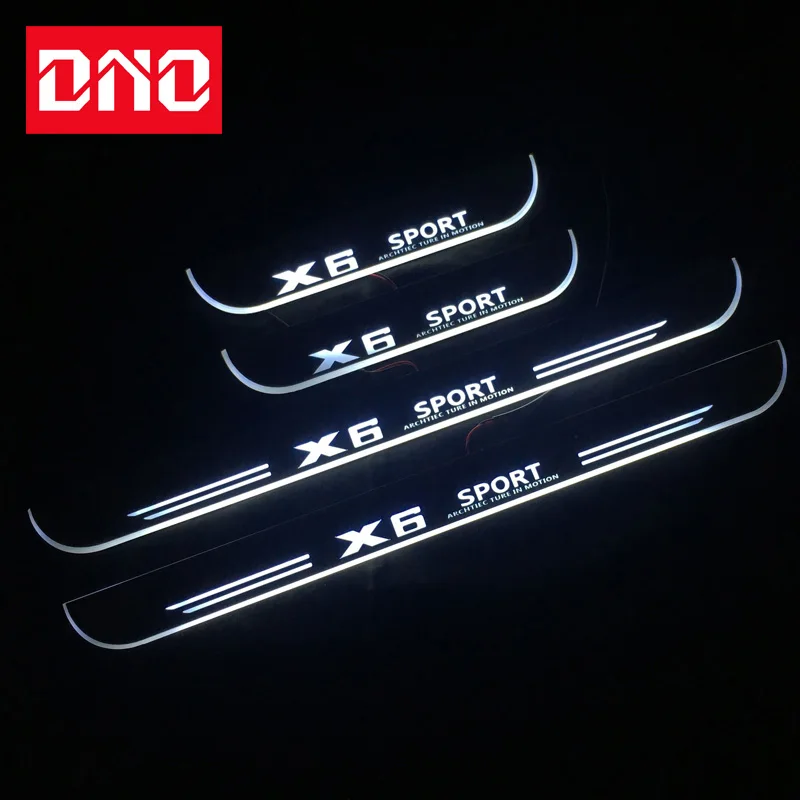 

DNO Door Sill Scuff Plate Pedal Ligths BMW X6 E71 E72 F16 F68 2008 - 2019 2020 Threshold Led Bar Pathway Dynamic Welcome Lamp