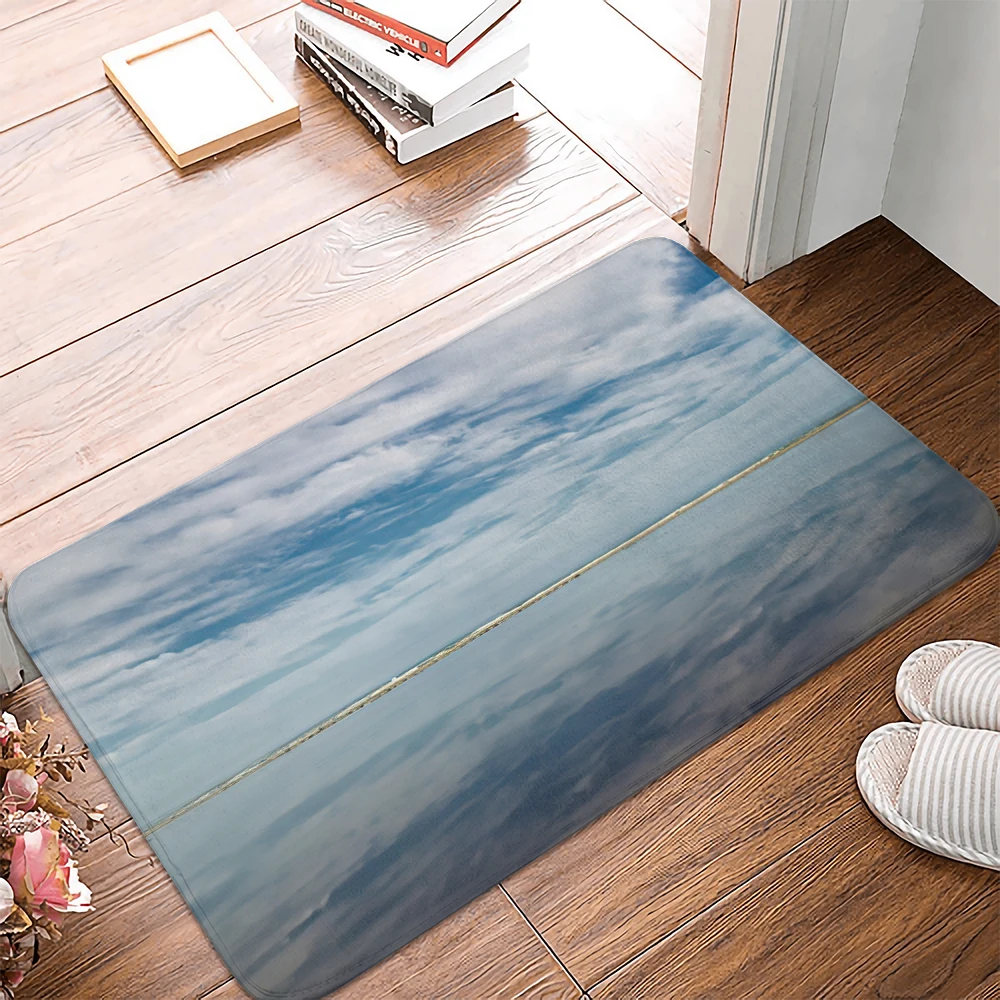 

The blue sky Printed Floor Mats Sunset Door Mat Kitchen Carpet Anti Slip Washable Rugs for Kitchen Absorbent Doormat