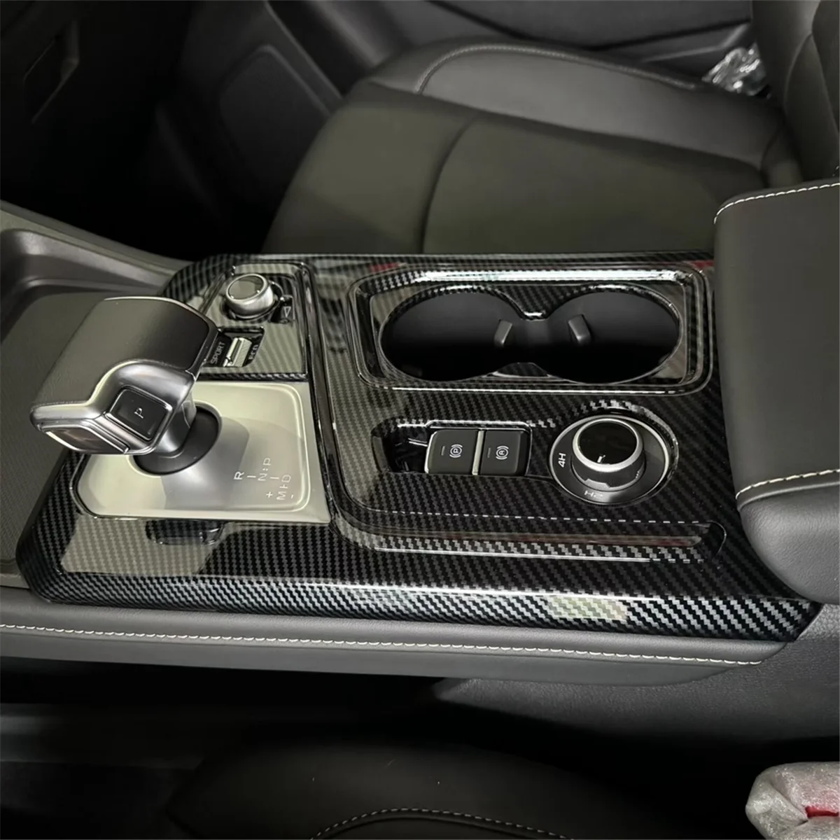 Для Isuzu D-MAX 2023 2024 LHD ABS углеродное волокно стандартная рамка отделка автомобильные