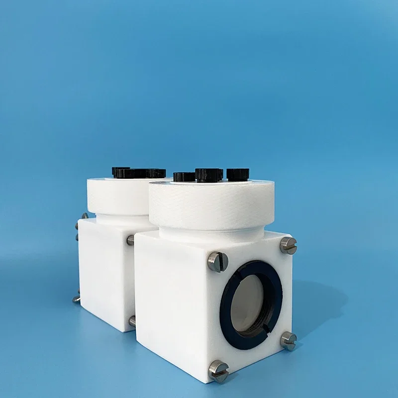 Сменная мембранная спектроэлектрохимическая ячейка H-типа