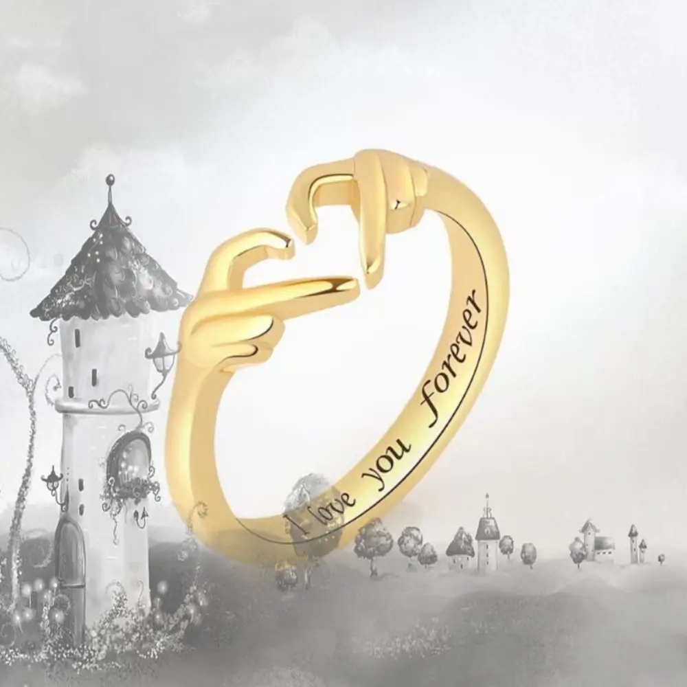 Кольцо в форме сердца Я люблю тебя навсегда изысканное романтическое