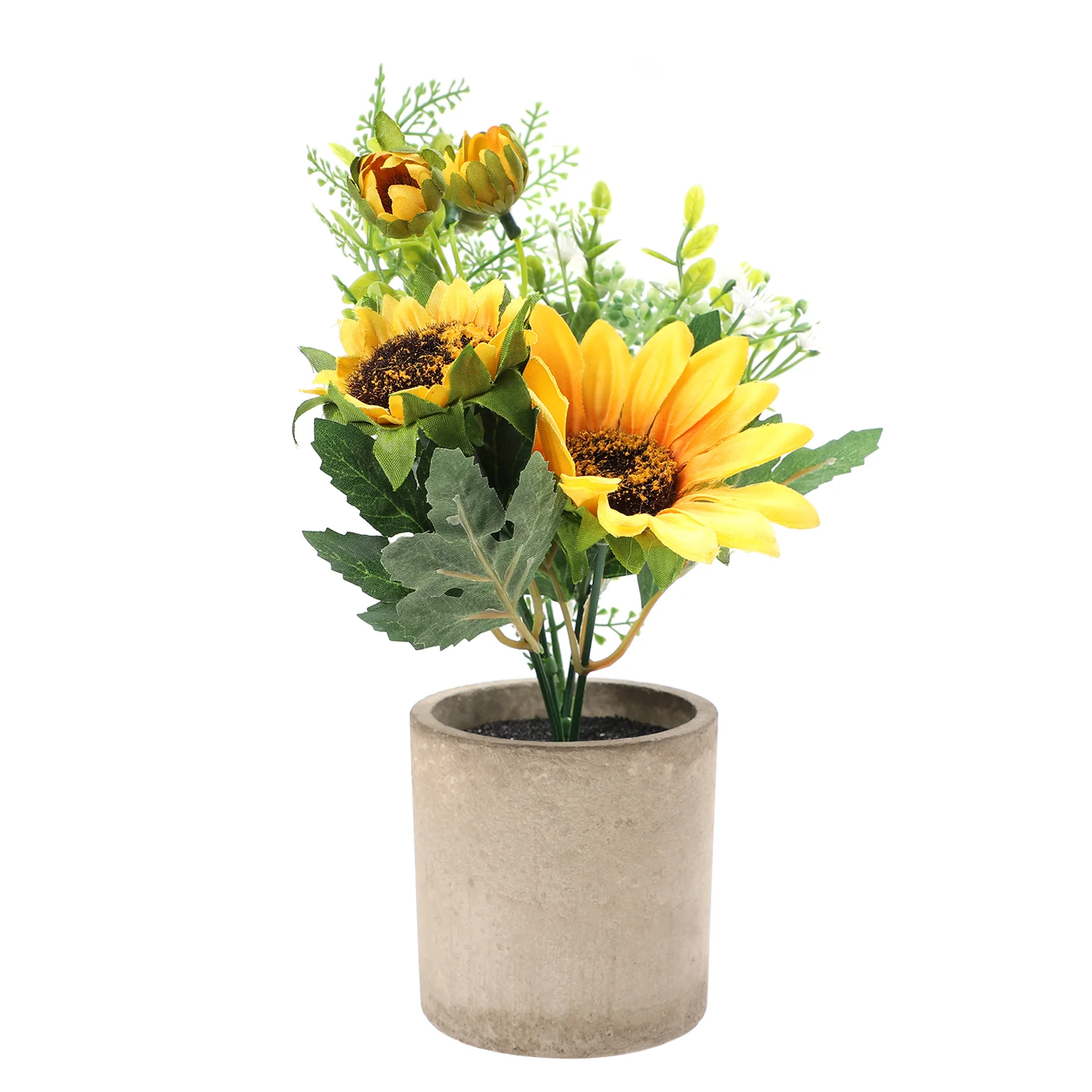 

Pottedpots Artificial Sunflowers Lavender Bonsai Faux Decoration Planting Flowers Fake Decorativelavenders Decor Office Mexican