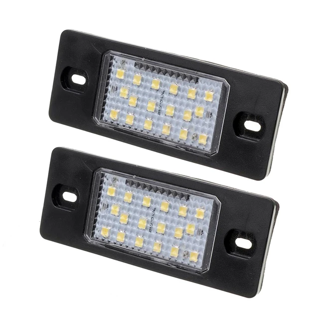 

2 шт. без ошибок SMD светодиодный светильник номерного знака белый для VW GOLF 4 5 Variant Passat B5.5 Touareg Tiguan Auto Tail Luces