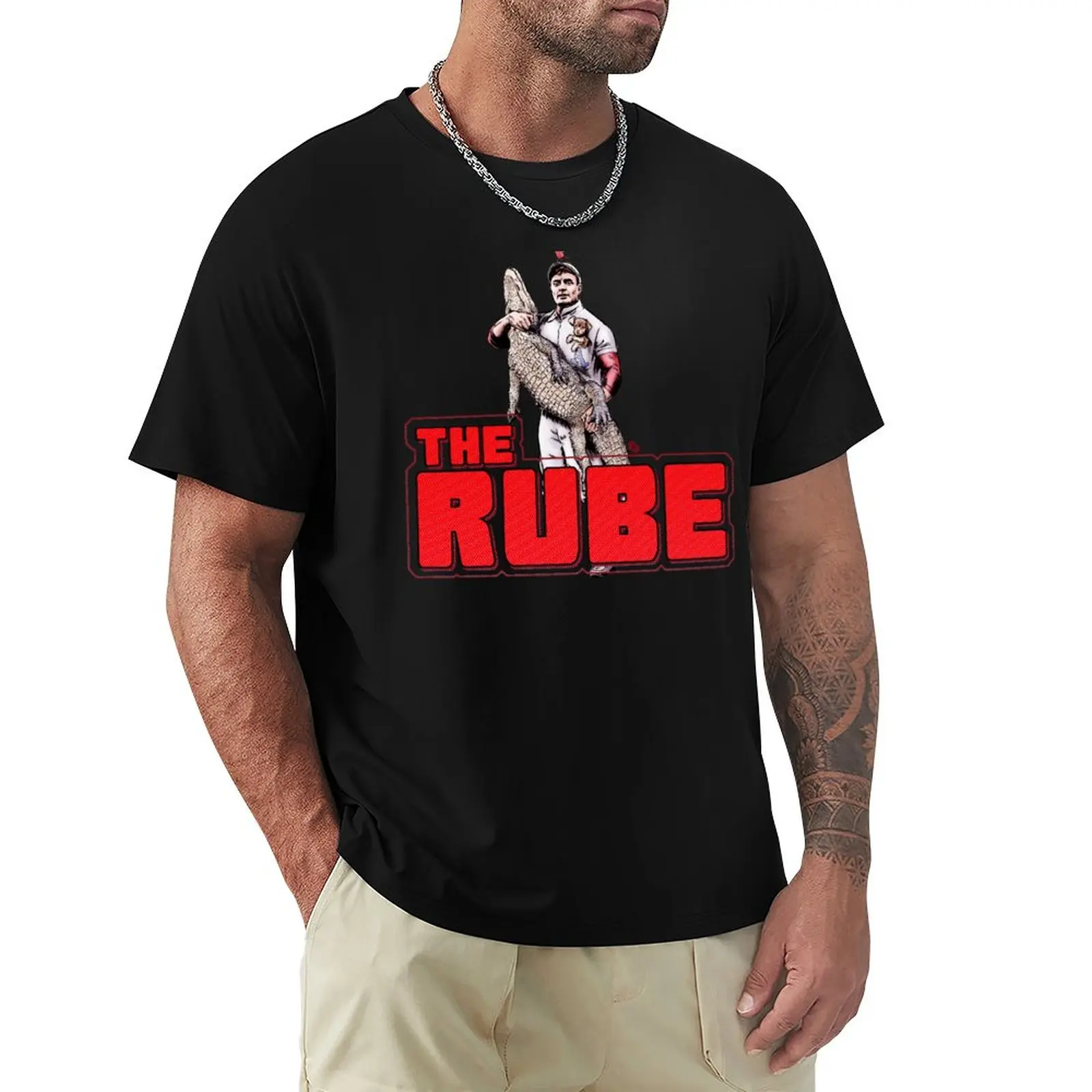 

DOLLOP - THE RUBE T-Shirt Boys T Shirts Oversized T Shirts Plain Black T Shirts Men