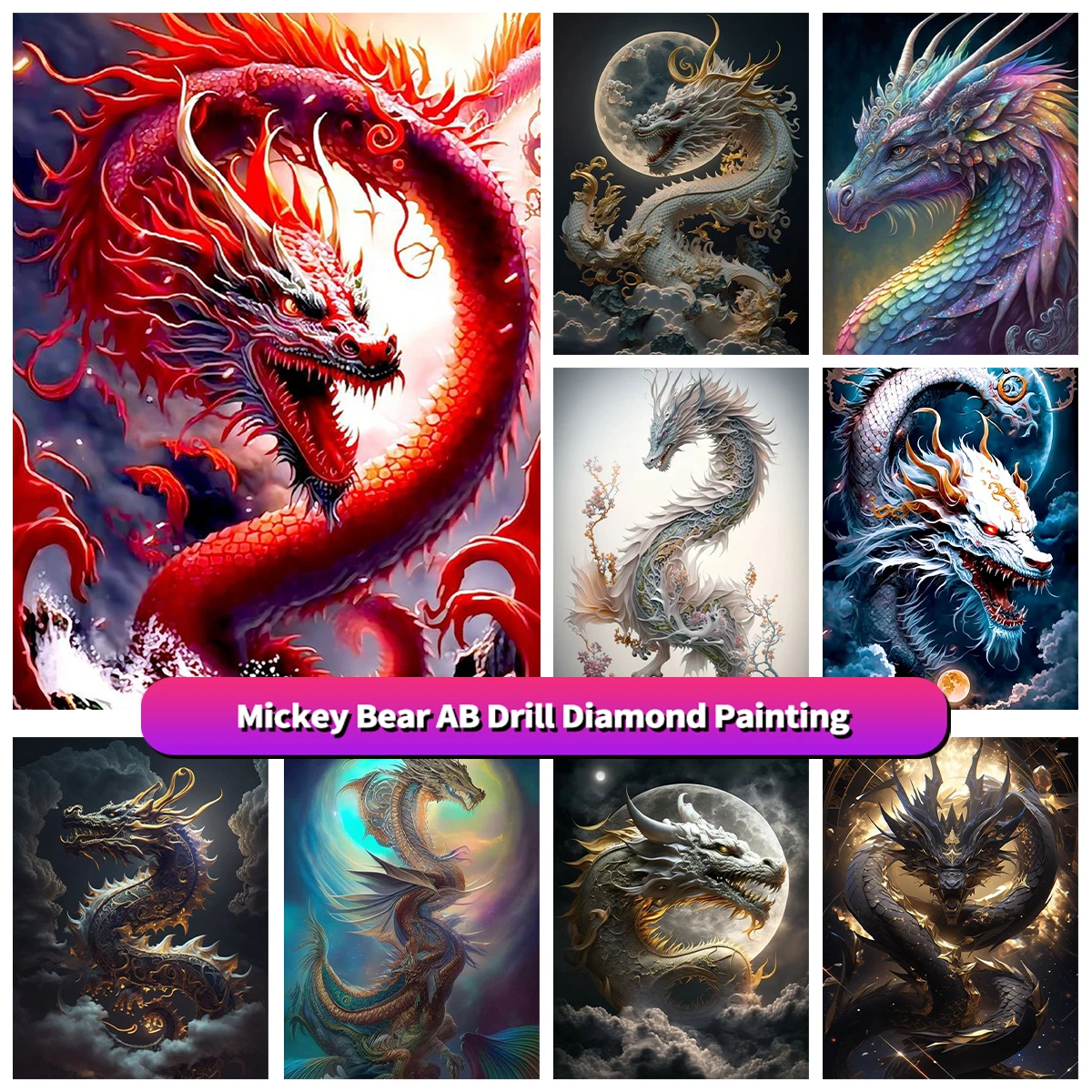 

Набор для алмазной вышивки с изображением животных