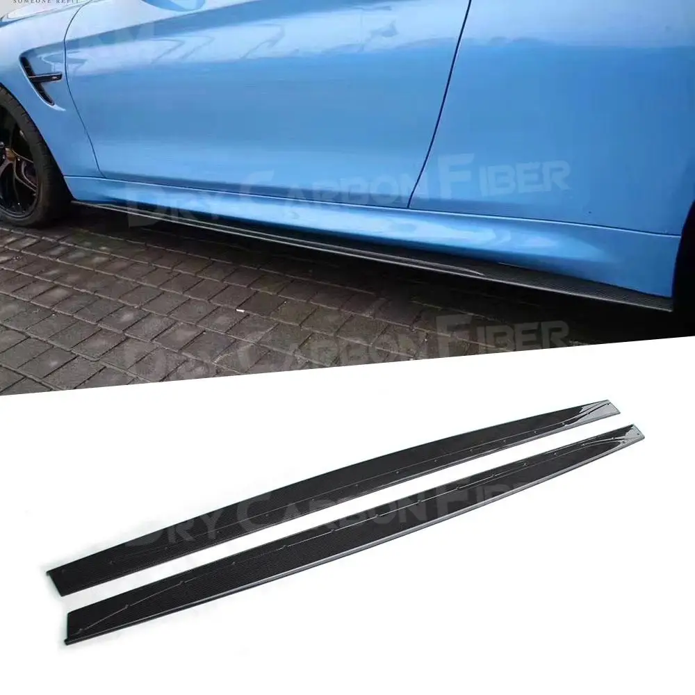 Для BMW 3 серии F80 M3 4 F82 F83 M4 2012-2018 боковые юбки из углеродного волокна бампер
