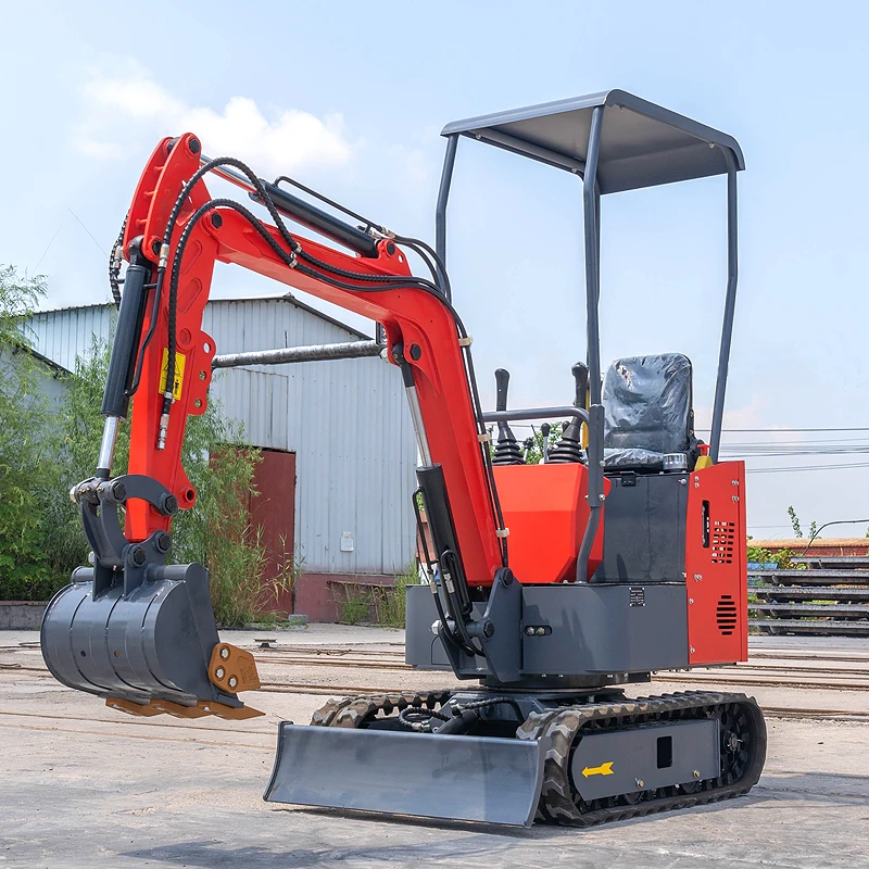 1-тонный мини-гусеничный экскаватор баггер сельскохозяйственное оборудование и