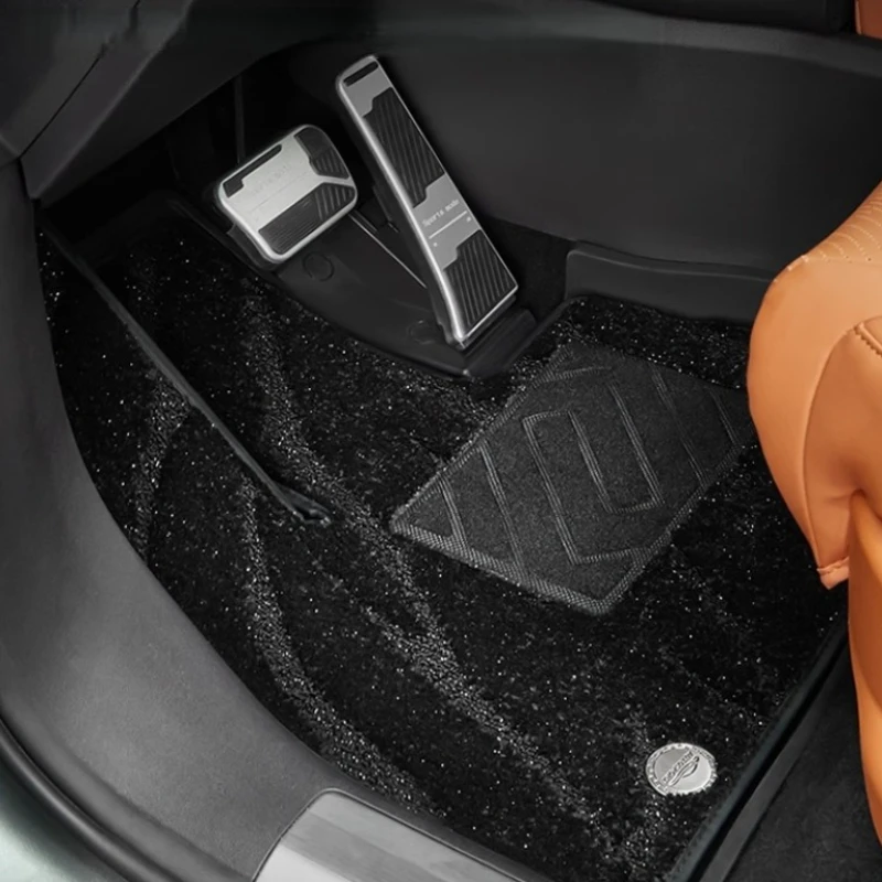Коврики для пола автомобиля BYD Equation Leopard Titanium 7 Starry Sky, полноразмерные, удлиненные, специальные, для салона, с полным покрытием (art.: 3920da2cb4abb) - 3920da2cb4abb