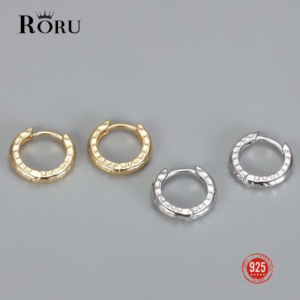 

925 Sterling Silver Minimalist 18k Gold Plated Small Hoop Earrings for Women Charm Teen Party Jewelry Ear Buckle Female