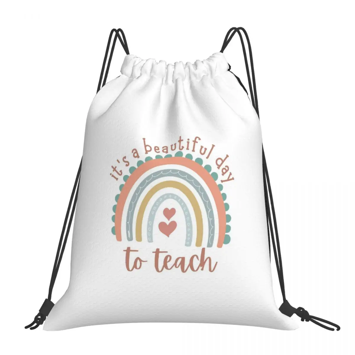 

IT'S BEAUTIFULL Backpacks Multi-function Portable Drawstring Bags Drawstring Bundle Pocket Sports Book Bags For Travel Students