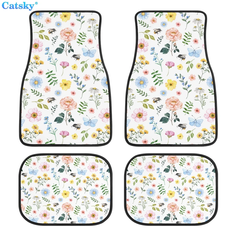 

Car Floor Mats, Hippie Car Mat, Car Accessories Gift, Stoner Gift, Retro Car Accessories,Interior Car Décor