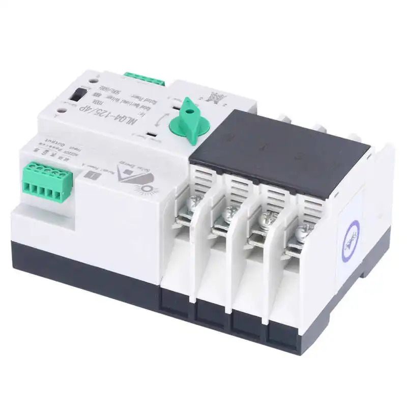 

NLQ4-125/4P Dual Power Automatic Transfer Switch Millisecond Circuit Fast Controller 100A 220V