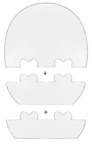 Акриловая пластиковая лоскутная пластина для крепления б/у резиновые листы для настольного тенниса, вспомогательный позиционер для переклеивания ракетки для пинг-понга