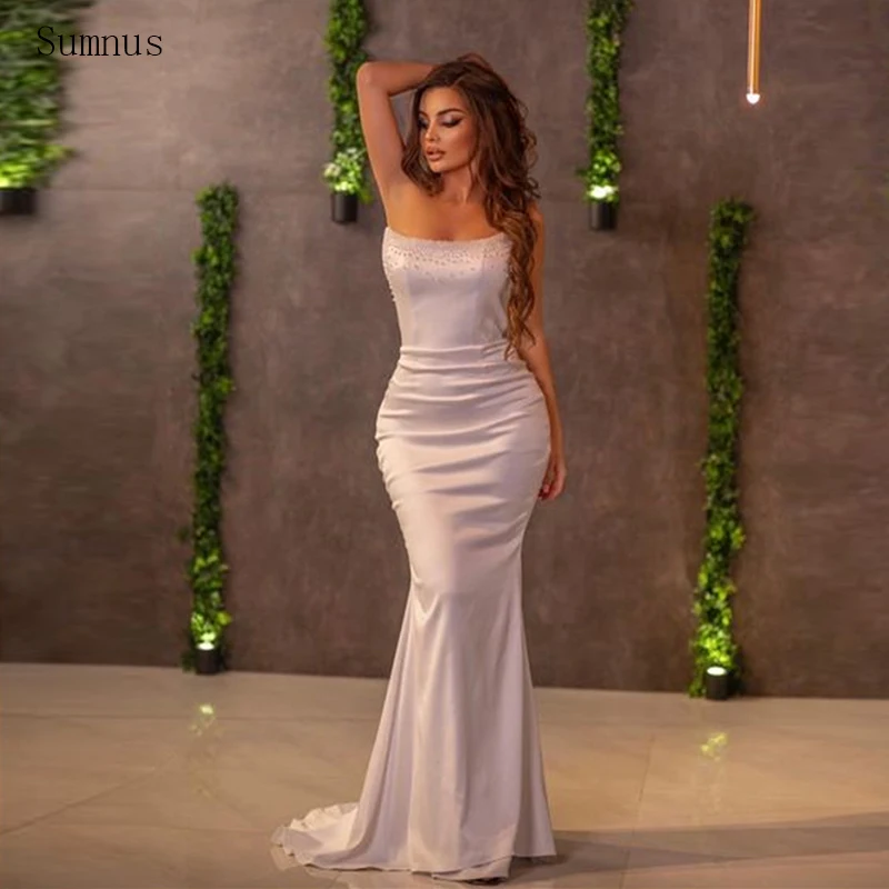 

Сексуальные светильник-фиолетовые Вечерние платья Sumnus, красные вечерние платья без рукавов с юбкой-годе, Vestido De Night 2023