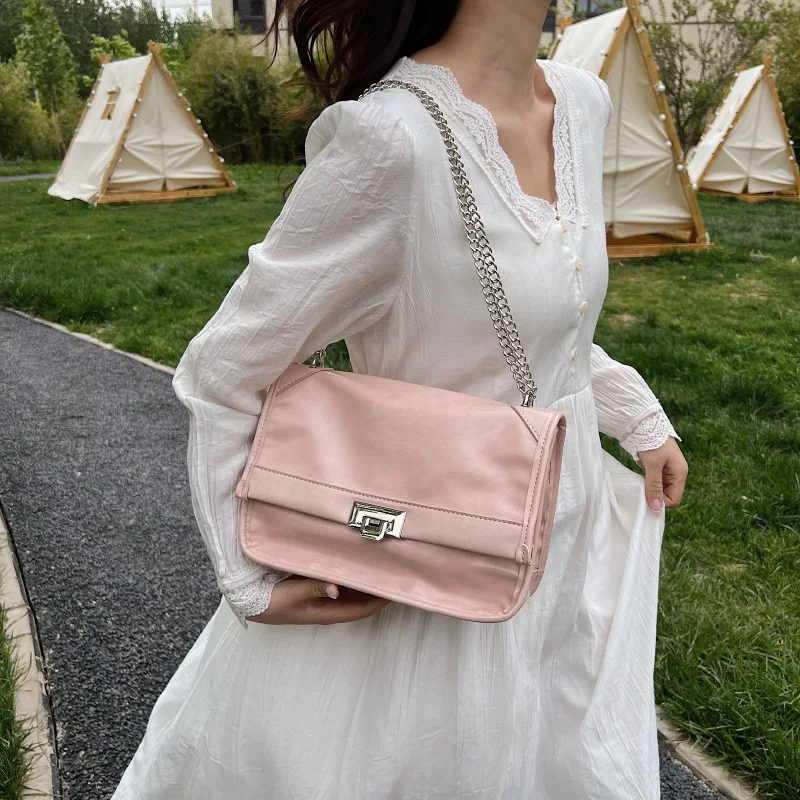 CGCBAG Casual Lage Capacity Tote Bag For Women 2023 High Quality Soft Leather Shoulder Bag Simple Luxury Designer Ladies Handbag