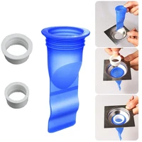 silicone anti odor sink drain gang filter suitable for 50 55mm floor drain pipes bathroom kitchen sewage deodorant strainer