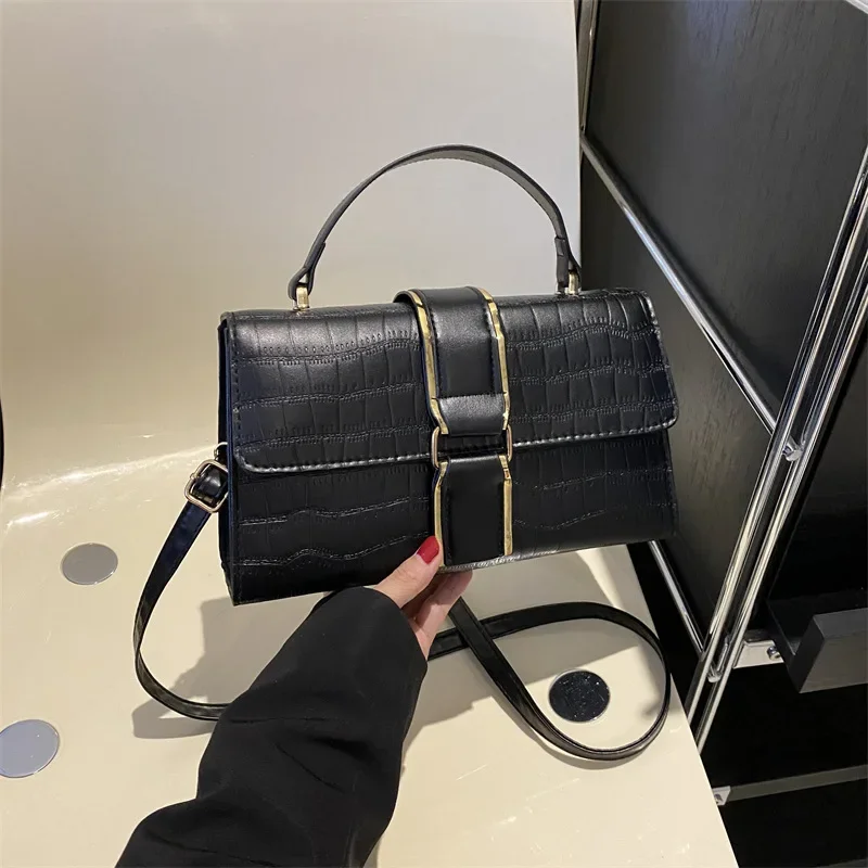 

Top Handle Handbags Small Female Bags for Women Trend 2023 Square Shoulder Bag Fashion Travel Women's Tote Luxury Woman Designer