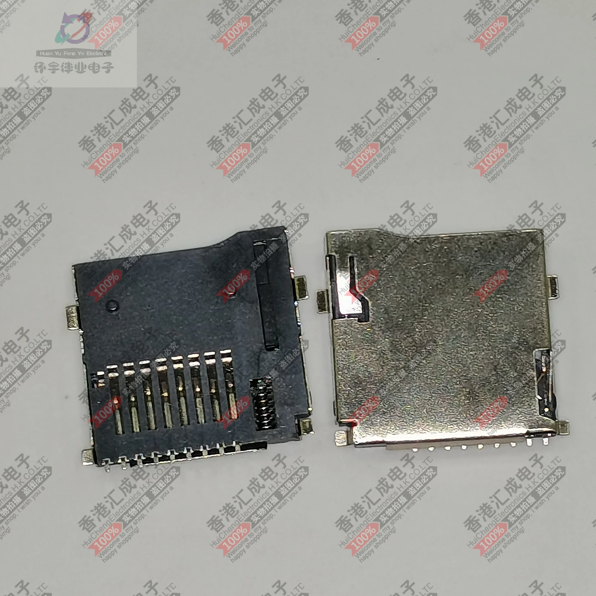 

TF card holder TF01A-M TRF-11,008ZB-PBW SMD9 card holder New original
