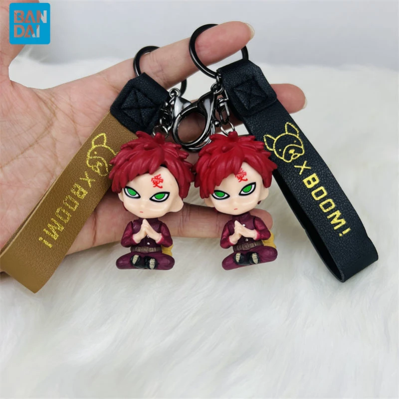 

Bandai фигурка Наруто из мультфильма, наборы для гаража, брелок, милый креативный тренд, подвеска для автомобильного ключа, милые подвесные укр...