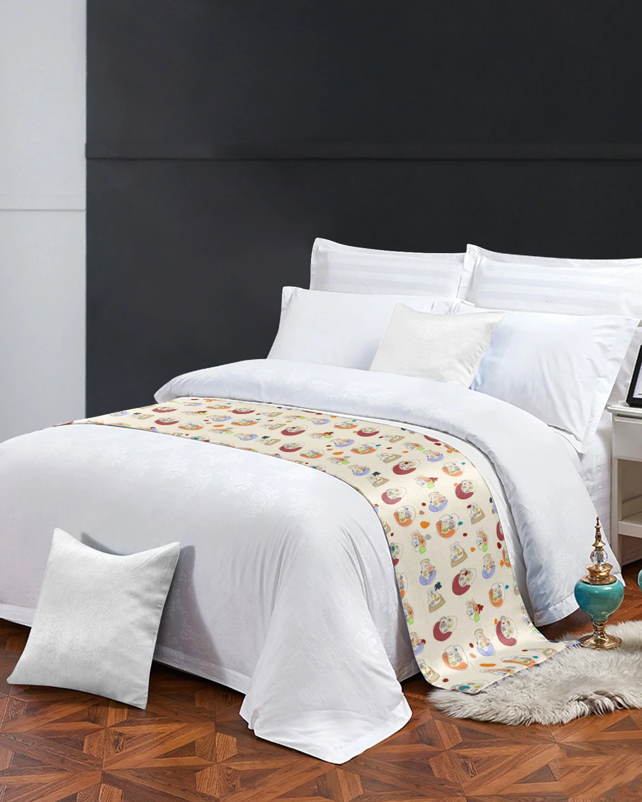 Украшение для кровати с абстрактным изображением мужчин и женщин декоративное