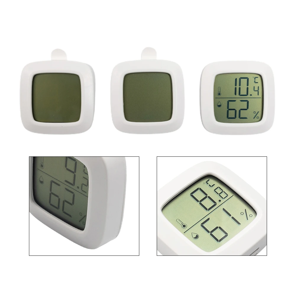 PVC White Thermometer ​White New Thermo-Hygrometer Bedroom And Children\'s Room Bedroom And Children\\\'s Room