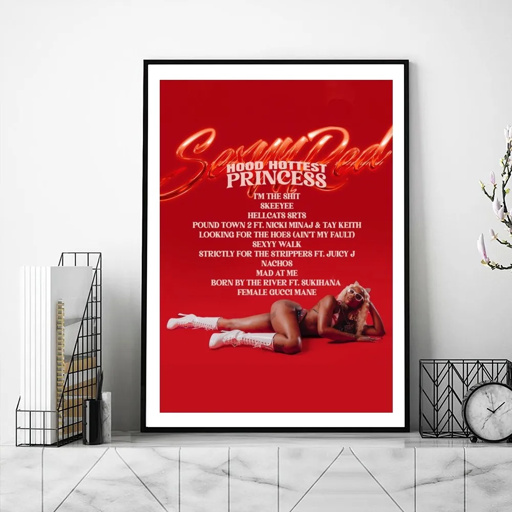 Настенная наклейка Sexyy Red Hood Hottest Princess