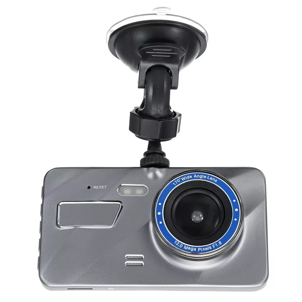 Low price 4 inches 1080P dual lens 170degree  camera car dvr dash auto vehicle video recorder g-sensor night vision enlarge