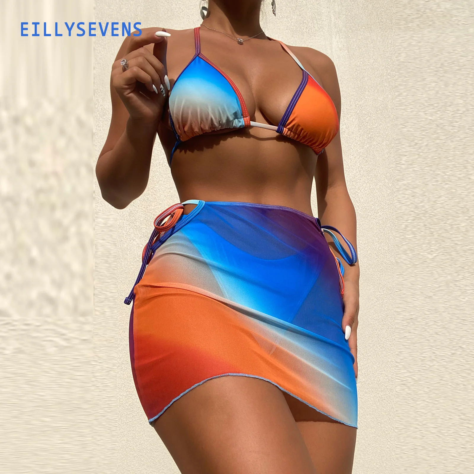 

Hot Women Swimwear 2 Pcs Brazilian Bikini Set 2023 Push Up Swimsuit Boho Beach Summer Bathing Suit Conjunto De Bikini