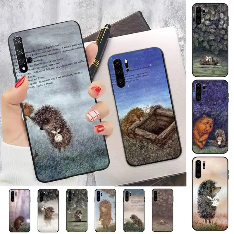

Bright Hedgehog in the Fog Phone Case for Huawei Honor 10 i 8X C 5A 20 9 10 30 lite pro Voew 10 20 V30