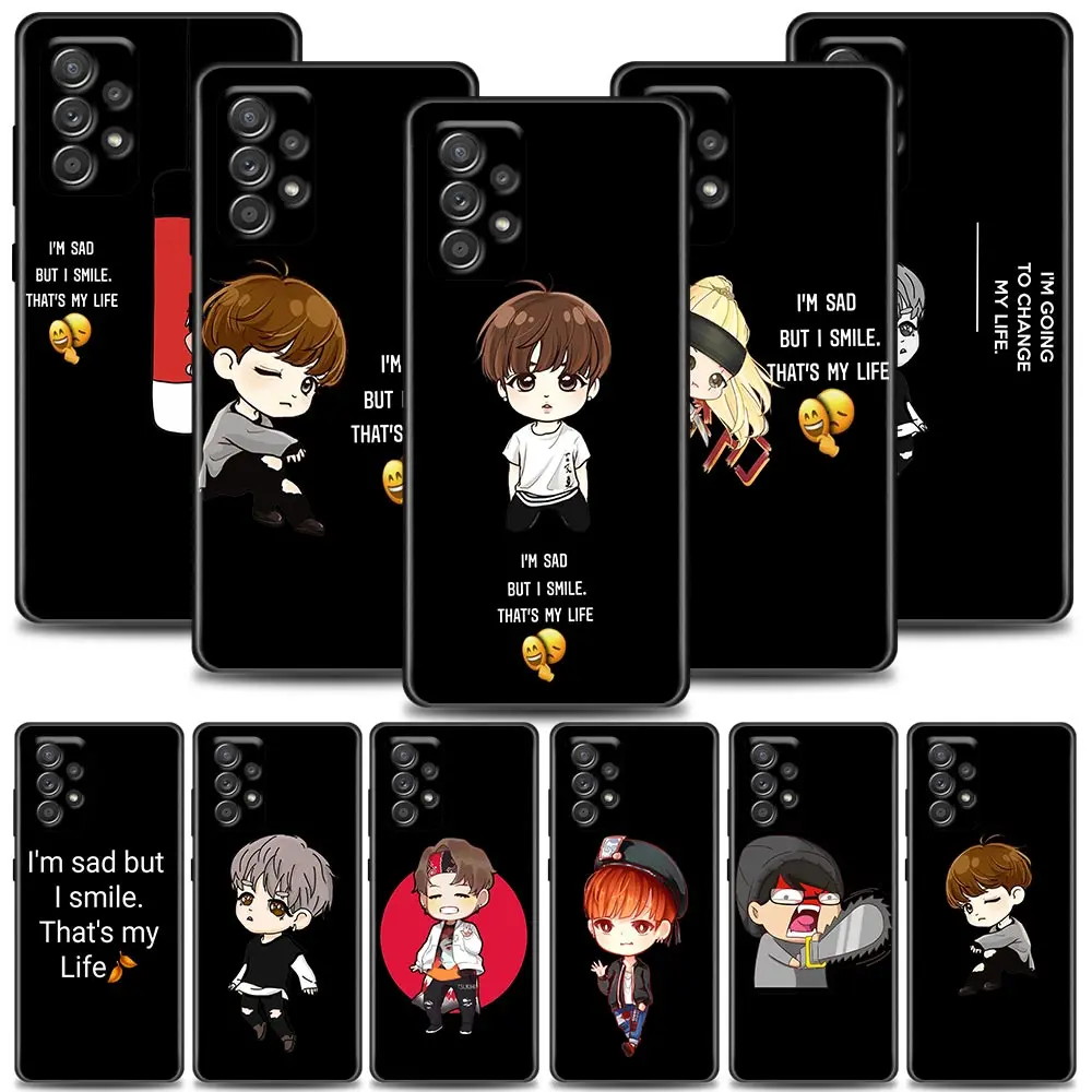 

Phone Case for Samsung A01 A02 A03s A11 A12 A13 A21s A22 A31 A32 A41 A42 A51 4G 5G Silicone CaseCartoon Cute Boys