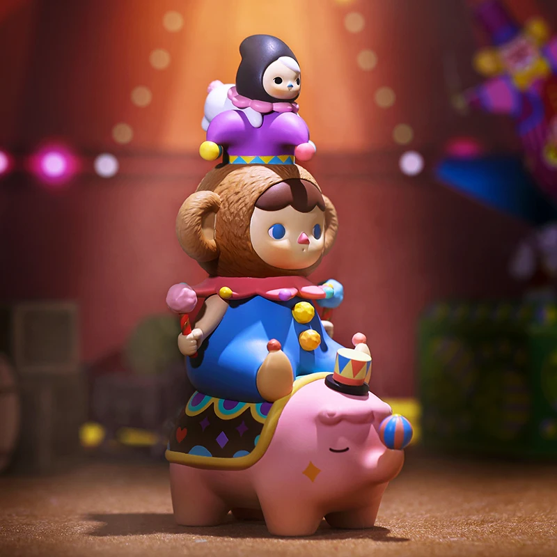 POP MART Pucky цирковые акробатические фигурки для малышей оригинальные ограниченные Лифты коллекционные кавайные куклы экшн-Фигурки игрушки таинственная коробка