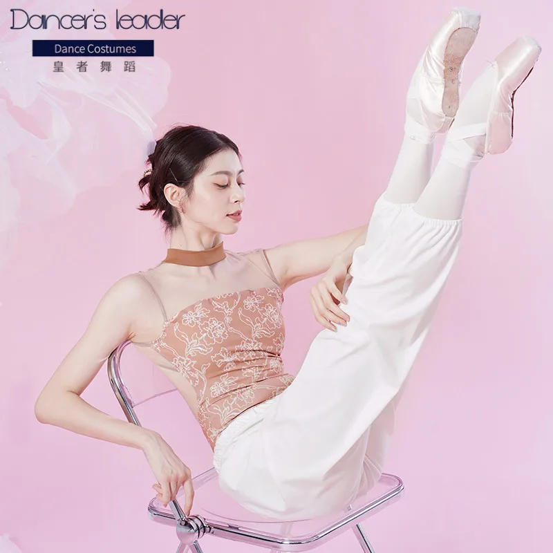 Купальник-стойка для взрослых с принтом балета танцев