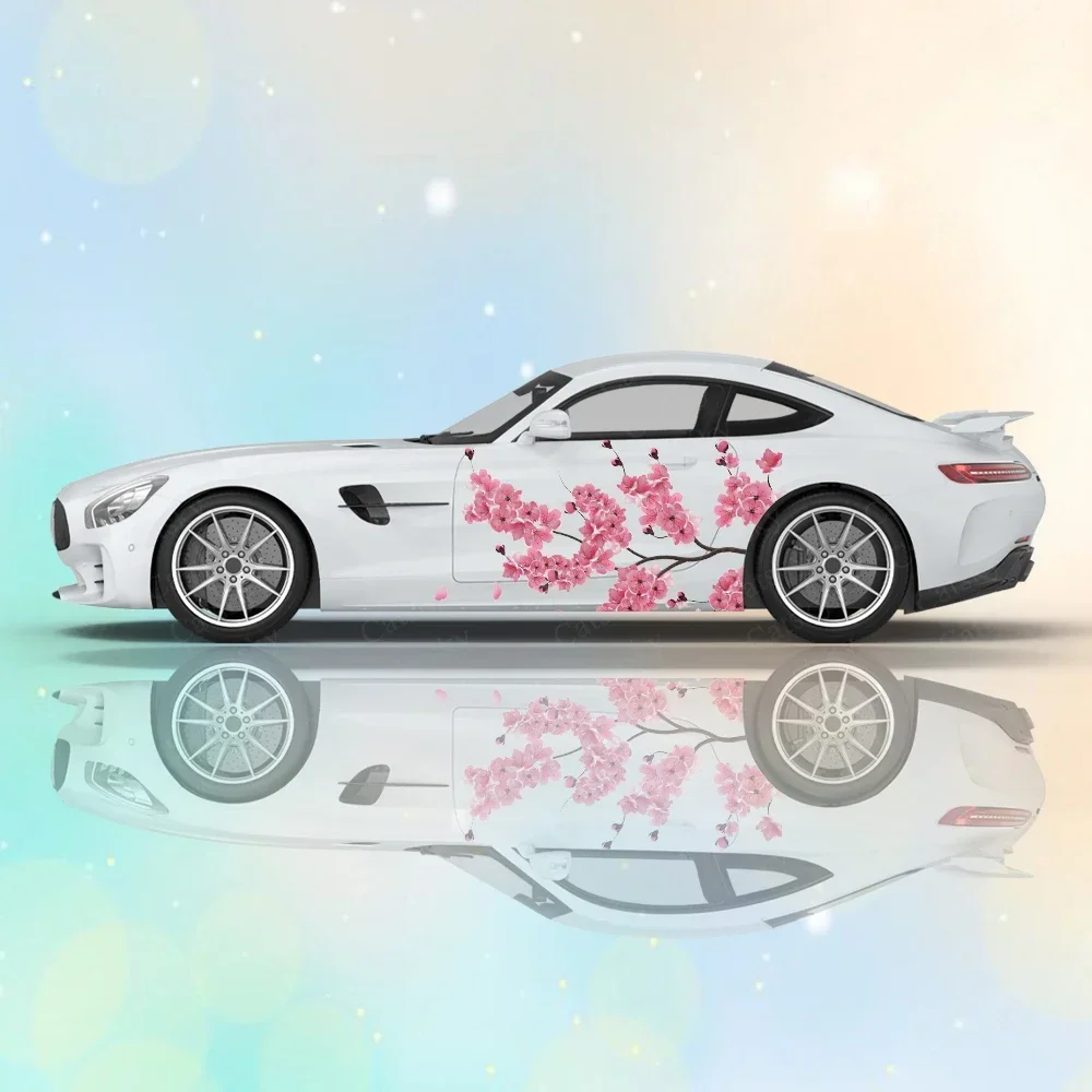 Японская боковая наклейка на автомобиль универсальный размер большая