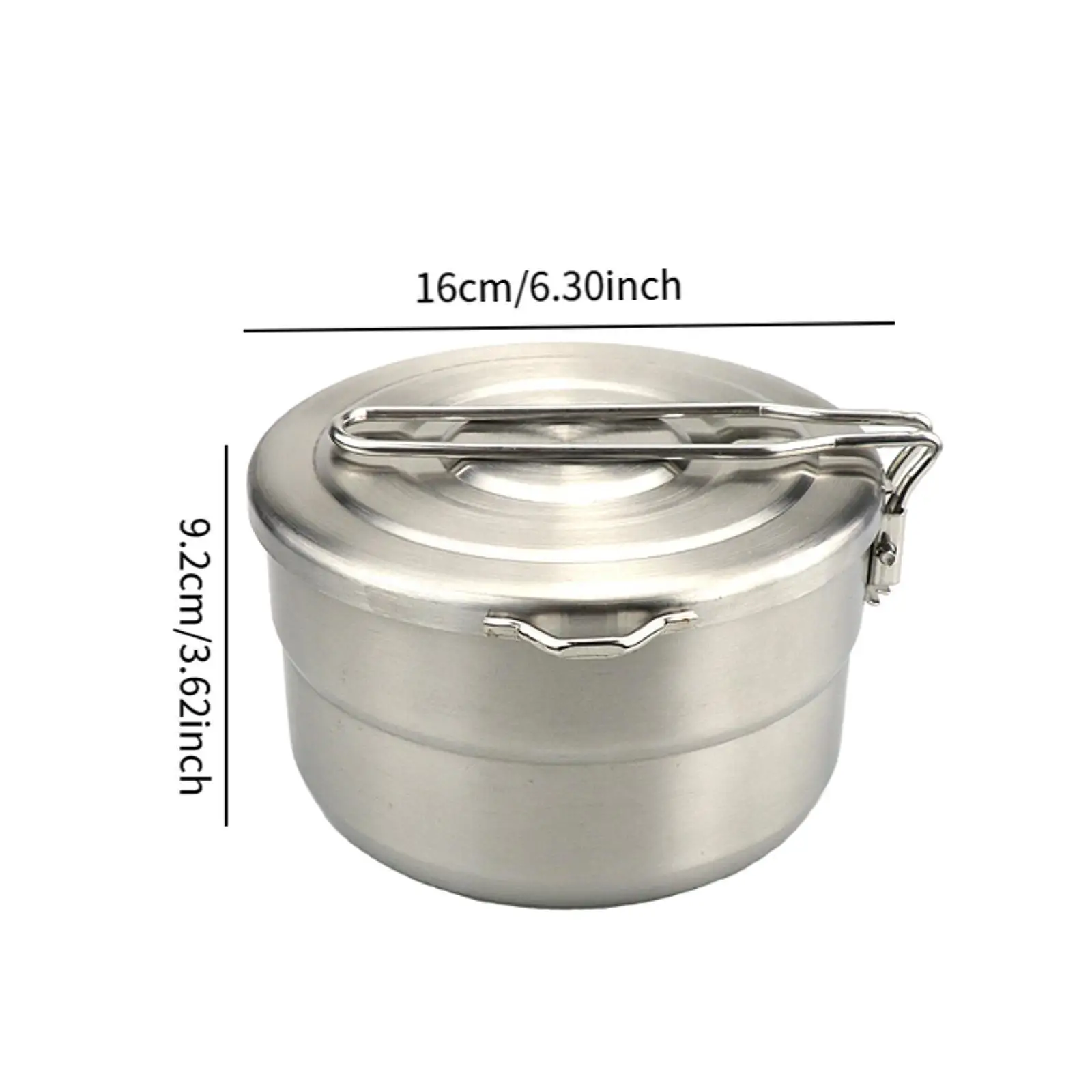 Горшок для кемпинга горшок бенто устойчивая легкая посуда подставка еды