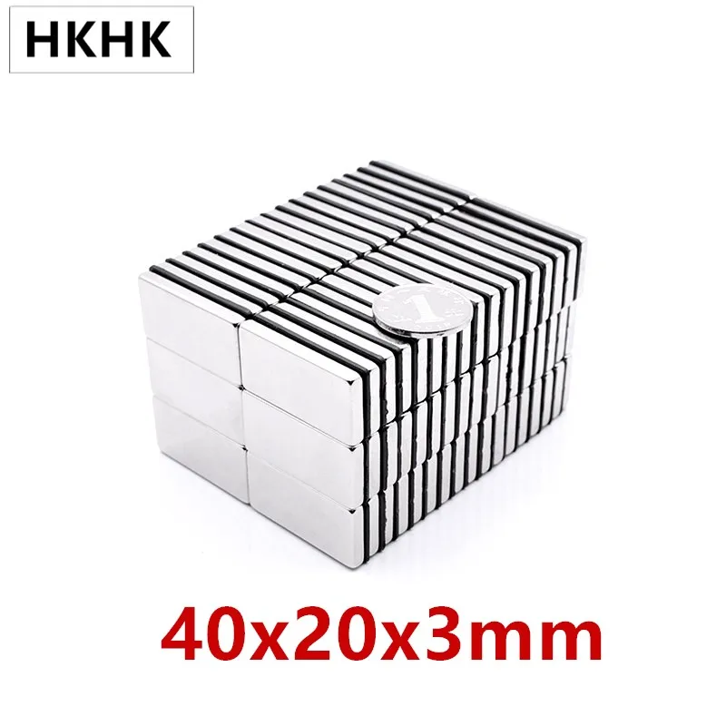 

5/10-50 шт., магниты для редкоземельных магнитов, 40x20x3 мм