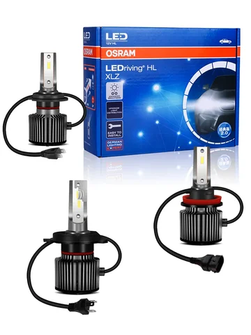 OSRAM H4 H7 H11 Светодиодные фары H8 9005/HB3 9006/HB4 9012 HIR2 Противотуманные фары 6000K 12V Автомобильные лампы с оригинальными чипами OSRAM CSP