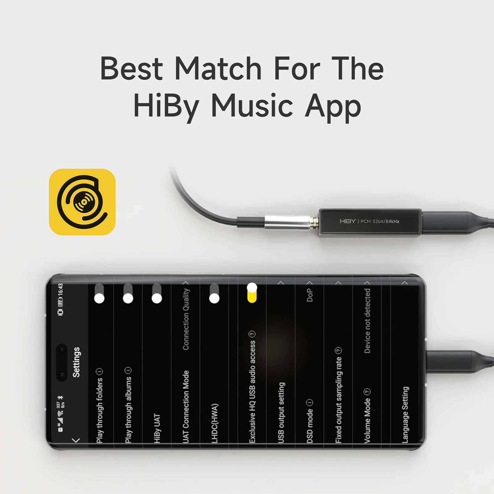 HiBy FC1 Type C USB ЦАП 3 5 мм Выход Hi-Fi аудио декодер Dongle PCM384 кГц/32 бит CS46L41 для Android iOS Win10 Mac PC