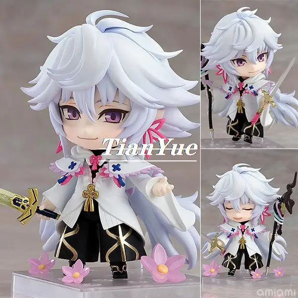 Anime FATE Grand Order GSC Merlin 970-DX Face Change Doll Boxed Decoration 10CM