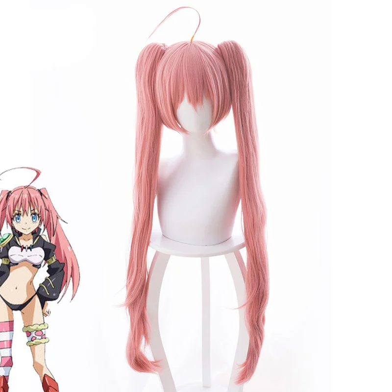 

Anime Milim Nava Cosplay Wig Women Girl 90cm That Time I Got Reincarnated as a Slimes Costume Synthetic Hair Halloween Party