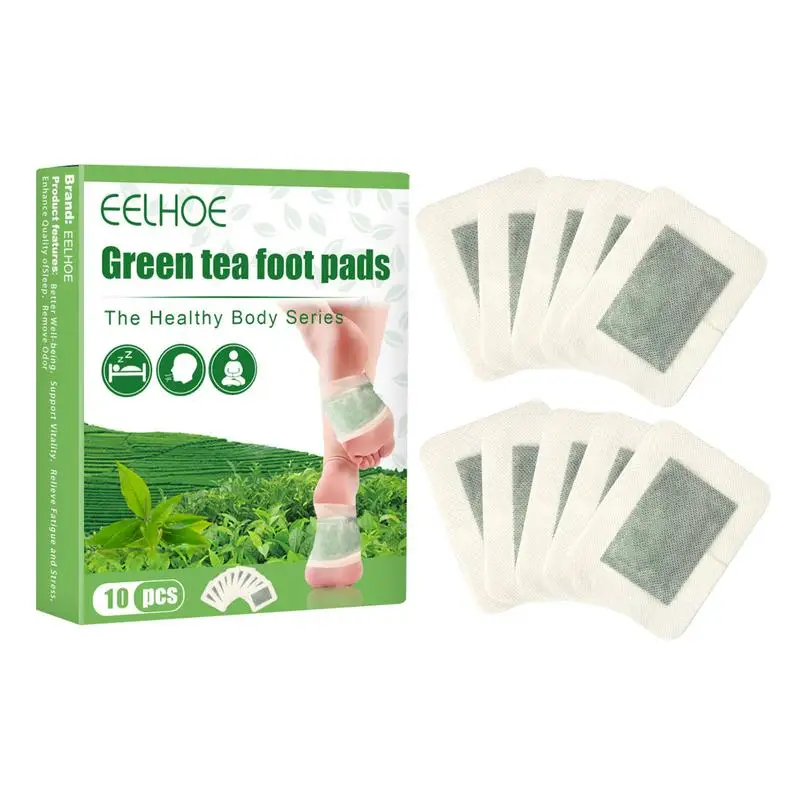 

Накладки для ног с зеленым чаем, патчи для ухода за ногами, глубокое очищение, снятие мышечного напряжения, тела