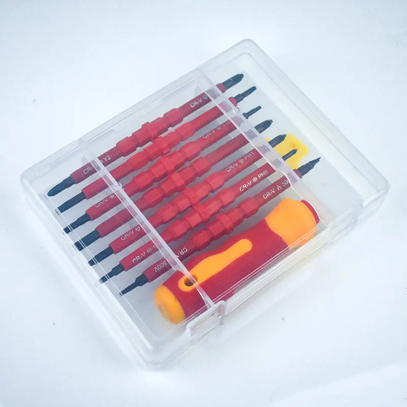 

Electrician's batch telecommunications insulation multi-purpose repair tool chrome vanadium steel screwdriver set