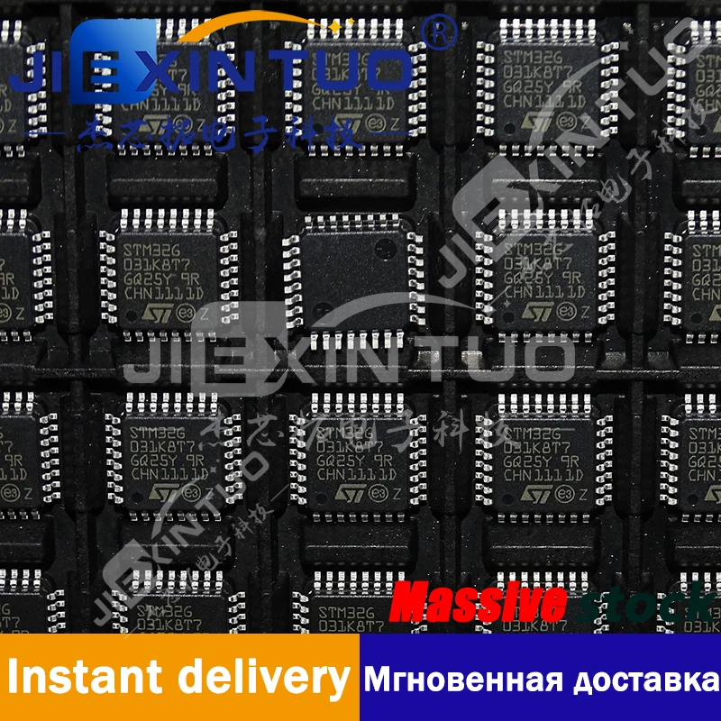 

Микроконтроллер STM32G031K8T7 IC 32 бит 64 КБ FLASH 32LQFP Cortex®-M0 + STM32G0 микроконтроллер IC 32-разрядный одноъядерный 64 МГц 64 Кб (64K x 8)