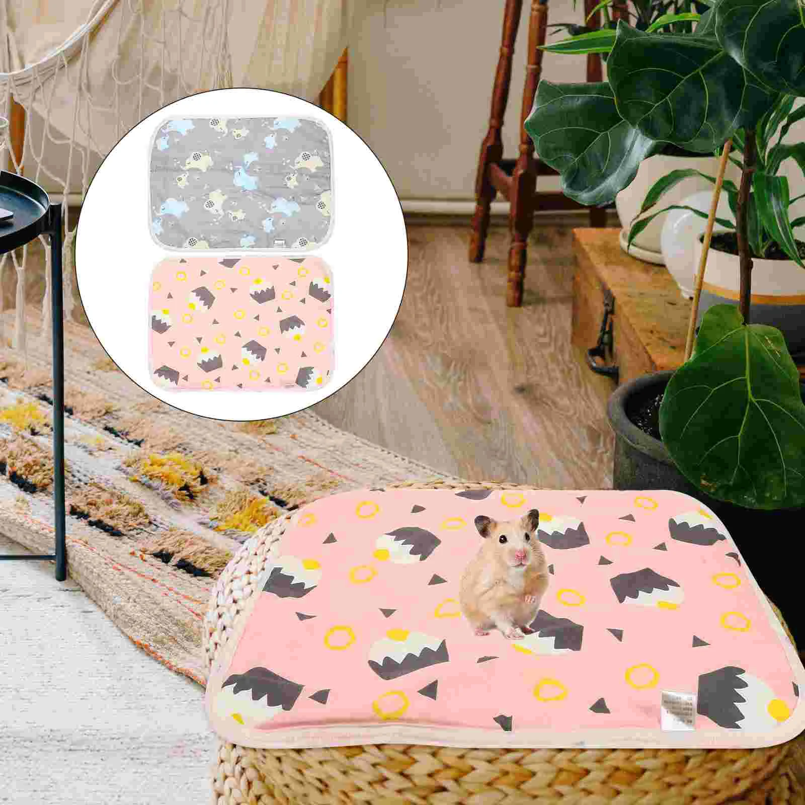 

Cage Guinealiner Pad Bedding Pet Hamster Small Hedgehog Animal Urinal Pee Mat Rat Mats Pads Fleece Cushion Chinchillaslining