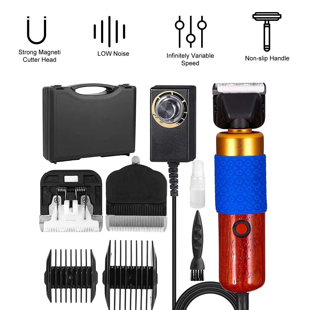 Grooming Electric Clipper Hair Cutting Machine 200w High Power Low Noise