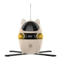 new pet cat teaser toy electric led laser smart interactive cat toy automatic feather teasing stick usb charging funny cat robot