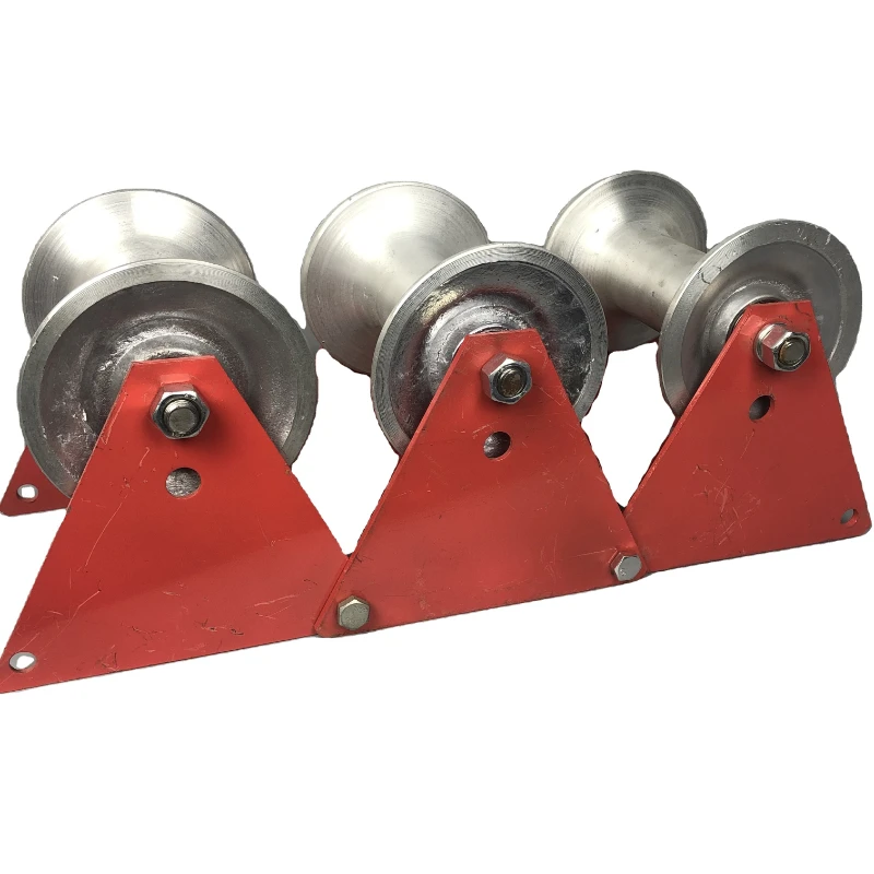 

Underground Manhole Cable Roller Cable Pulley Wheel Steel Cable Guide Block Roller