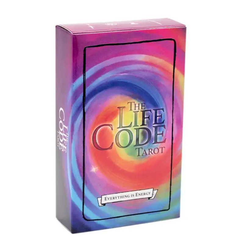 

The Life Code Tarot Fate Card Game для вечерние Tarot Card, загадочная Дека гадания, карточка с рисунком орлама, игровая версия на английском языке, 78 шт.