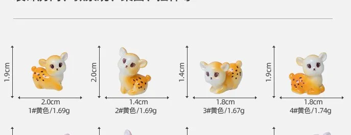 

Фигурки животных из смолы Kawaii