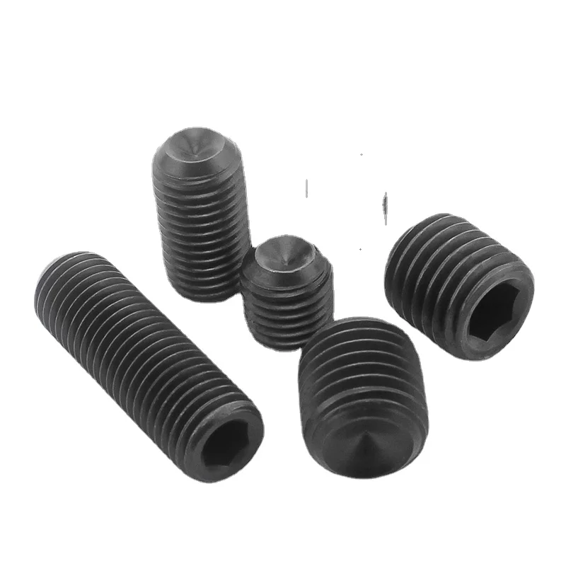 5-50шт 1.6 М2 М2.5 М3 М4 М5 М6 М8 М10 12.9 Степень сплавной стали с конкавным концом Гнездовые наборные винты с шестигранником для проволоки сверху.