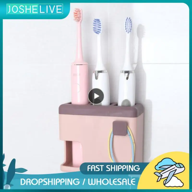 Электрическая Непористая зубная щетка для ванной комнаты держатель зубной пасты
